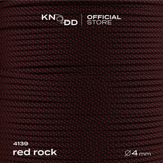 KNODD พาราคอร์ดไนลอน นำเข้าจากอเมริกา สี No.4139: Red Rock ขนาด 4มม