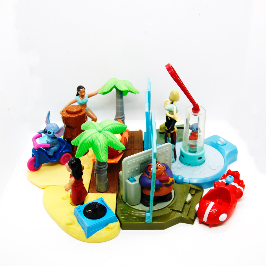 ของเล่น ของสะสม Lilo & Stitch McDONALD'S HAPPY MEAL TOY'S 2002 Rare Items!!!