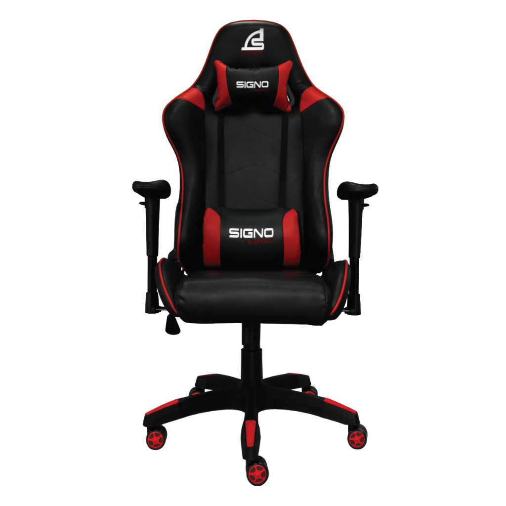 SIGNO GC-202 เก้าอี้เกมมิ่ง Gaming Chair ผลิตจากโฟมหนานั่งสบายไม่ยุบ ปรับเอนได้ 160องศา รับน้ำหนัก 150 กก. แขนปรับได้ 2D รูปที่ 5