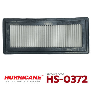 HURRICANE กรองอากาศสแตน , ผ้าแดง  Nissan ( Elgrand,Fairlady ) HS-0372