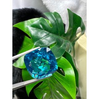 Blue Topaz 17mm 1 pieces cushion shape