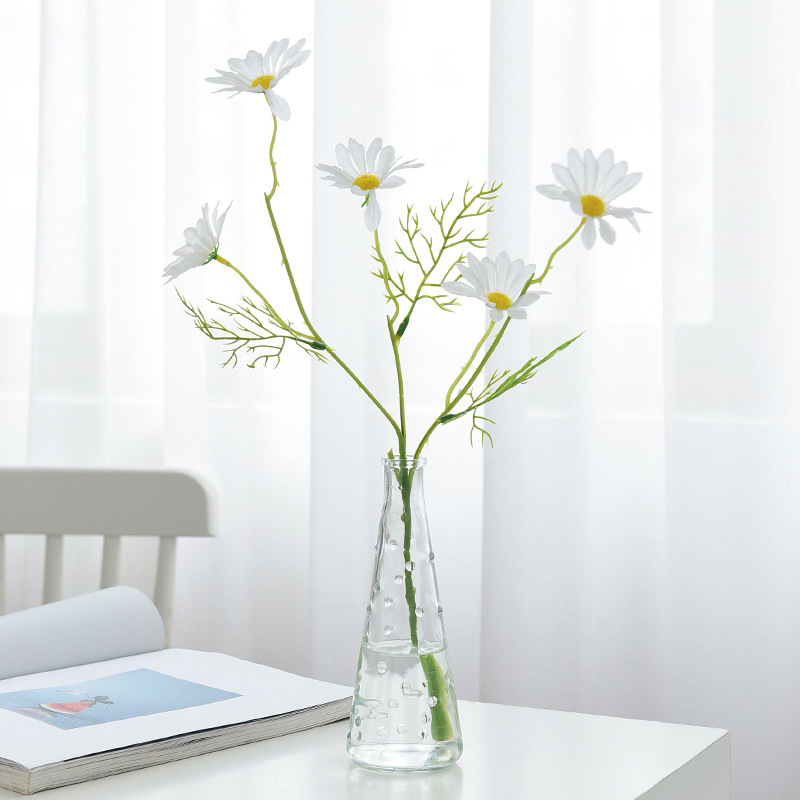 OurHome [พร้อมส่ง]แจกันแก้วGlass vaseของแต่งบ้าน ร้านกาแฟ ร้านอาหาร ตกแต่งโรงแรม อุปกรณ์ประกอบฉาก เครื่องประดับตกแต่ง