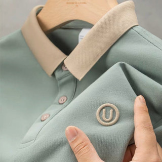 เสื้อโปโล แขนสั้น คอปก โอเวอร์ไซซ์ สีพื้น แฟชั่นสําหรับผู้ชาย ไซซ์ M-3XLเสื้อผู้ชาย เสื้อคอปกผู้ชาย