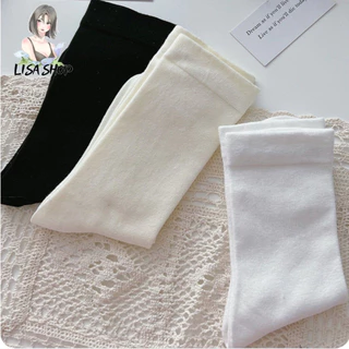 ถุงเท้า🧦ถุงน่อง เนื้อผ้านิ่มใส่สบายนุ่มเท้า สี ขาว-ดำ สวมใส่สบาย🧦 S14