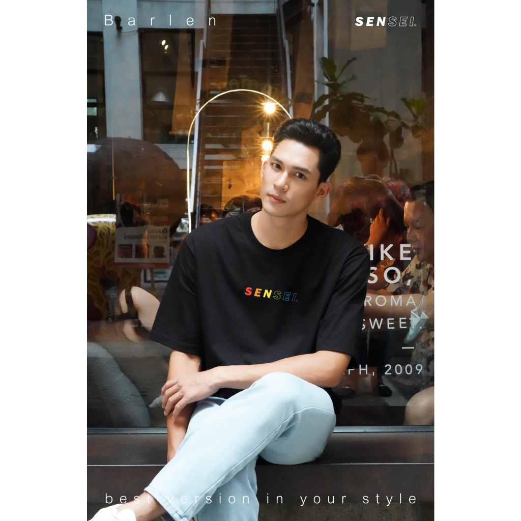 🌈ใส่โค้ดSENSEI20Pลด20%✨เสื้อยืดแขนสั้นOVERSIZE SENSEI LGBTQ1