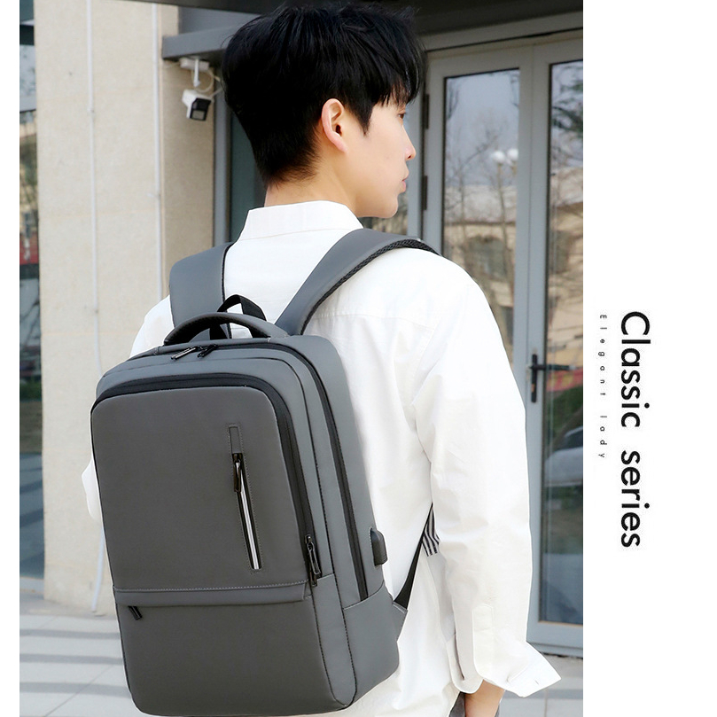 ใหม่ MR.LUGGAGE กระเป่าเป้ ช่องเสียบชาร์จ USB เบาไม่ปวดหลังจุของได้เยอะ กระเป๋าเป้โดย มิสเตอร์ลักเกจ