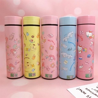 กระบอกน้ำกรองชา Sanrio 480ml. ขวดน้ำเก็บอุณหภูมิ ร้อนเย็น กระบอกน้ำลายการ์ตูน ซานริโอ้