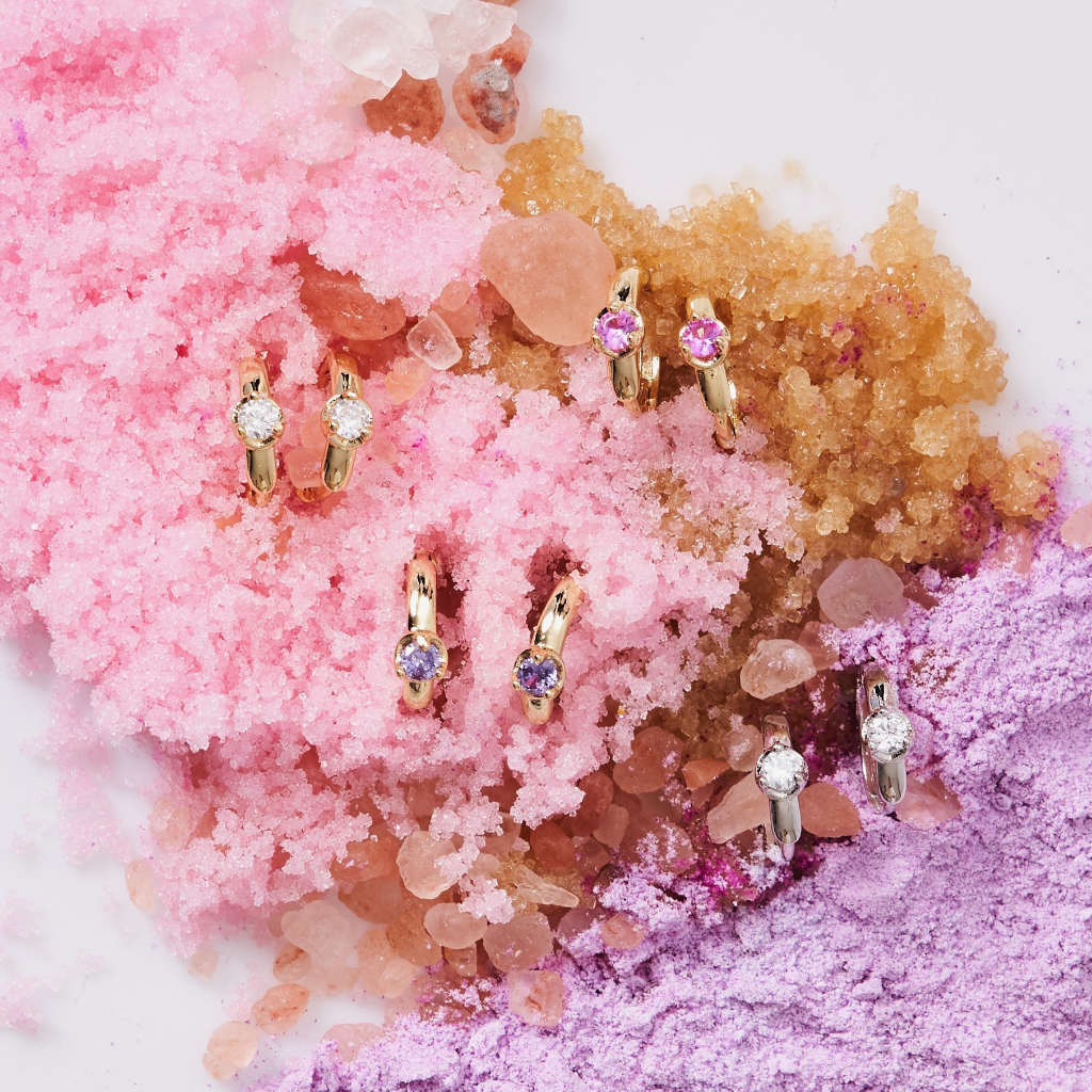 YVIS Glitter Hoop Earring