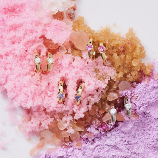 YVIS Glitter Hoop ต่างหู