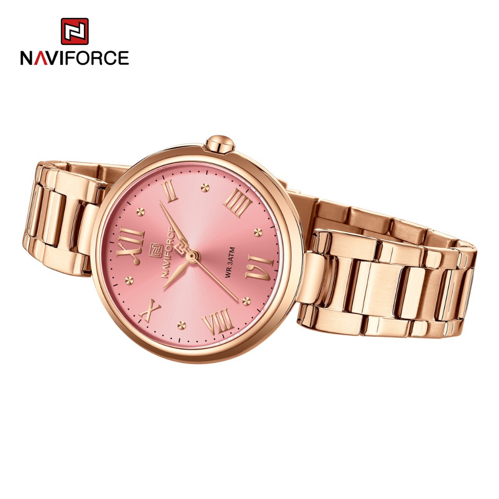 Naviforce รุ่น NF5030 นาฬิกาข้อมือผู้หญิง Naviforce แบรนด์จากญี่ปุ่น ของแท้ประกันศูนย์ไทย 1 ปี