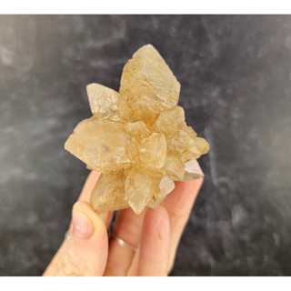 1 PC UV Reactive Selenite Cluster from Morocco, 2-4 cmTan Gypsum Crystals, UV Phantoms