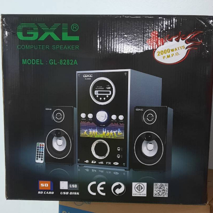GXL ลำโพงซับ 2.1 CH ลำโพงบลูทูธ ลำโพงคอมพิวเตอร์ รุ่น GL-8282A ลำโพง 2.1 CH