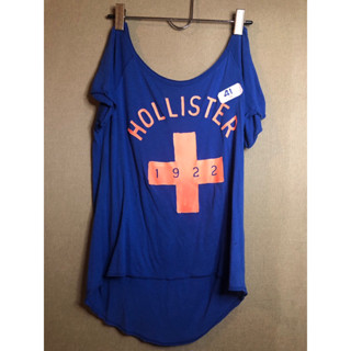 เสื้อยืดคอปาดHolisterมีตำหนิอก36-40