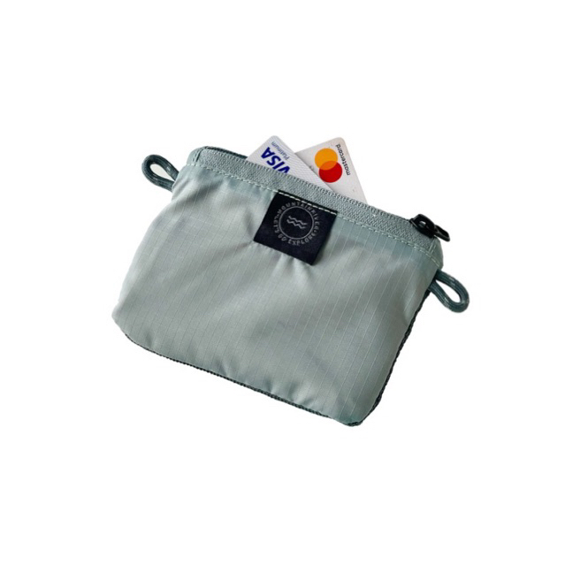 กระเป๋าใส่บัตรใส่เหรียญ ผ้า Ripstop Mountain Card and coin Pouch กันละอองน้ำ Water Repellent