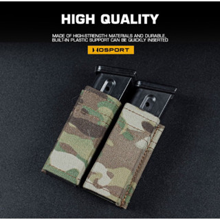 ซองแม็กกาซีนคู่ 9 mm. (Wosport) Fast 9 mm. Double Mag Pouch