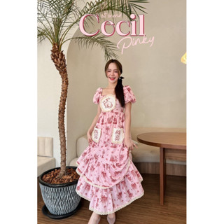 💎พร้อมส่ง💎BLT💕Cecil pinky dress