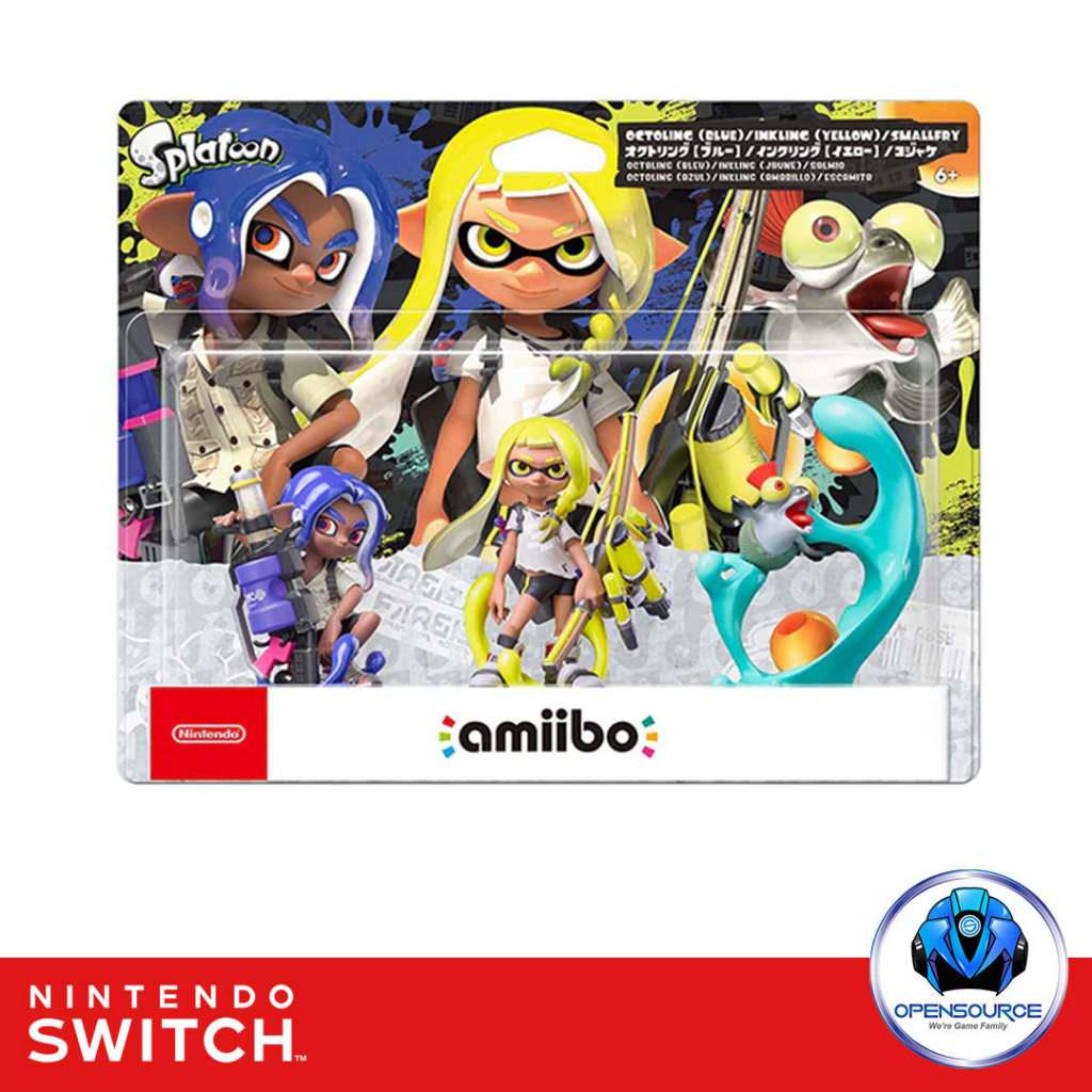 [พร้อมส่ง]Amiibo: ตุ๊กตา Amiibo สำหรับ Nintendo Switch (Original JAPAN) Splatoon 3 Set