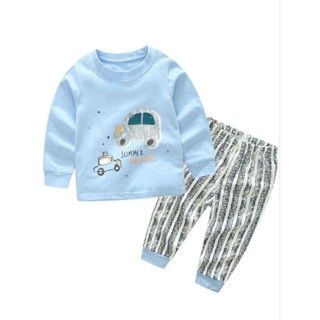 ชุดนอนเด็ก เสื้อผ้าเด็ก Baby pajamas cotton100%