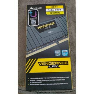 RAM CORSAIR VENGEANCE LPX (BLACK) 8GB (8GBx1) DDR4 3200MHz  ประกัน LT