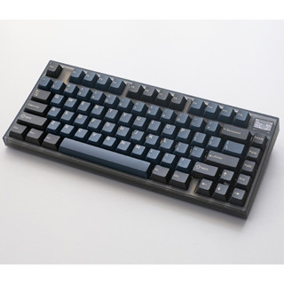 NEW Keydous NJ81 Black and Blue เพิ่มจอ TFT/Brass Plate/Hot swap/RGB/Bluetooth5.0/ Wireless 2.4G / keycap PBT