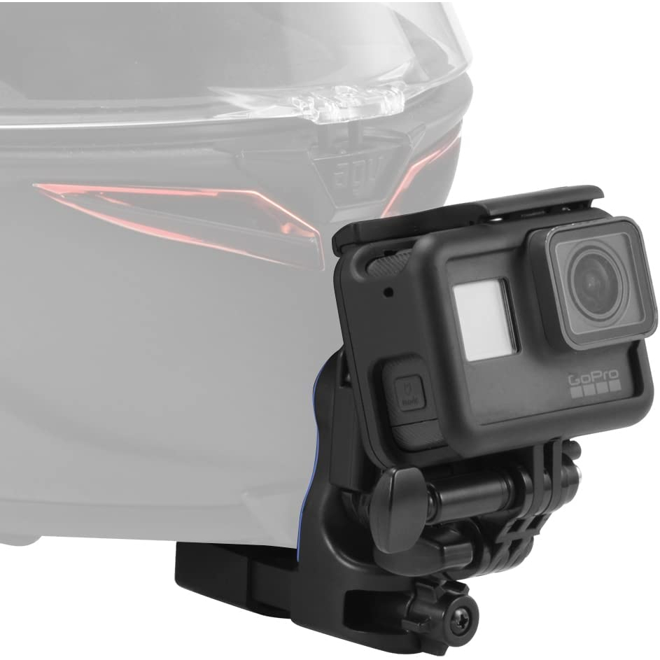 TUYU Motorcycle Helmet Chin Clamp Mount for GoPro Hero, Session, DJI Osmo Action, AKASO, SJCAM, Action Cameras