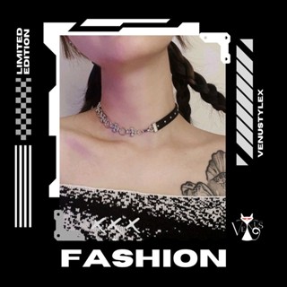 CHOKER ใส่เป็นกำไลได้ ✅🖤 [ พร้อมส่ง แถมกล่อง ] 📌 สร้อยหนัง สร้อยรัดคอ โชกเกอร์ สร้อยโซ่ สร้อยเท่ๆ สร้อยโกธิค สร้อยแฟชั่น