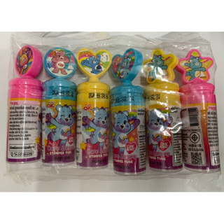 โอเค ลูกอมแคร์แบร์แสตมป์เปอร์ทิวบ์ 10 กรัม (แพ็ค 6 ชิ้น)
