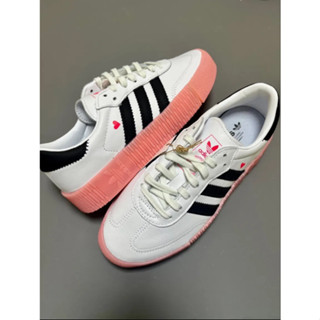 adidas originals Samba rose Pink and white Sports shoes ของแท้ 100 % style Running shoes