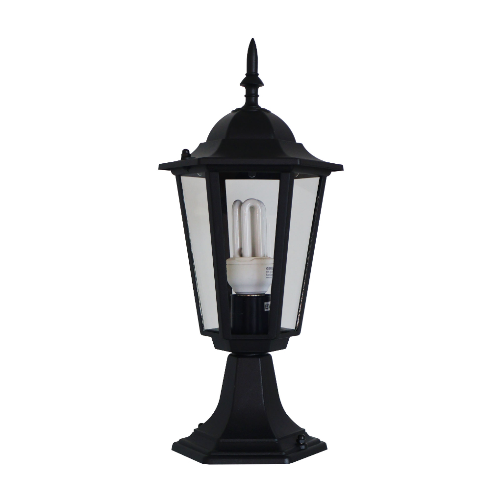 Lightmax โคมไฟหัวเสา 1043/011 สีดำ ขนาด 16 x 40 ซม.
