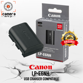 Canon Battery LP-E6NH ( LP-E6 , LP-E6N ) ** ของแท้ 100% For 60D 70D 80D 90D 6D 7D 5D EOS R ** รับประกัน 1 เดือน