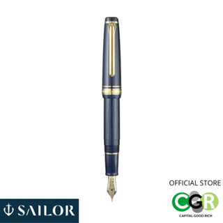 ปากกาหมึกซึม SAILOR Professional Gear Slim Mini Gold Fountain Pen - NIGHT BLUE # 11-1503- 342