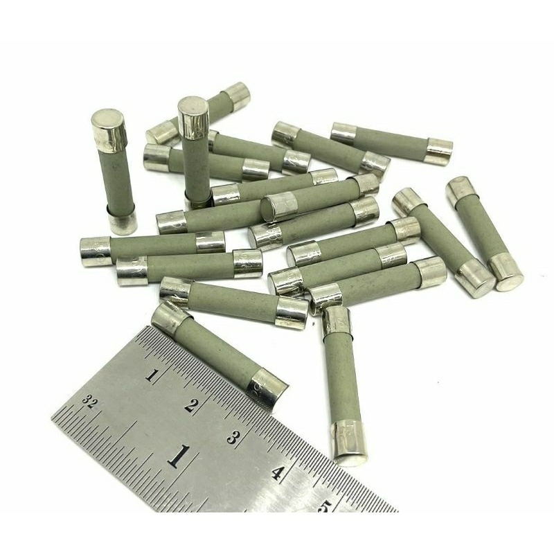 ฟิวส์ FUSE 10A250V  Size. 6.3X32mm MADE  IN TAIWAN