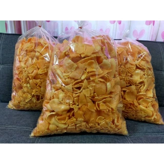 ข้าวเกรียบกุ้ง ขนาด500กรัม เกรดB ขนมทานเล่น ทำใหม่ กรอบอร่อย