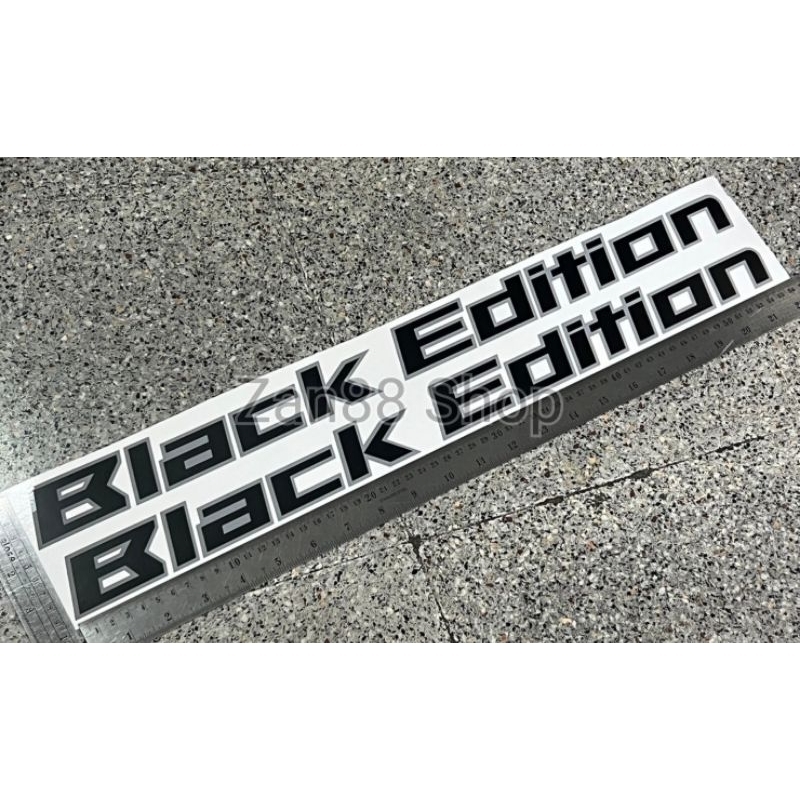 สติ๊กเกอร์ Black Edition ติดแก้มท้ายรถ NISAN NAVARA ปี 2022-2023