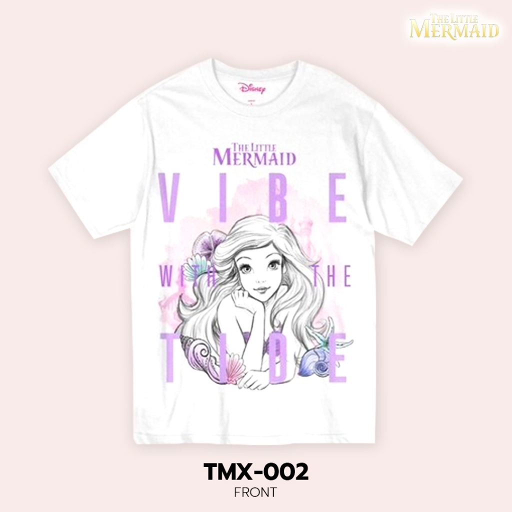 Power 7 Shop เสื้อยืดการ์ตูน The Little Mermaid ลิขสิทธ์แท้ DISNEY (TMX-002) — صورة 2