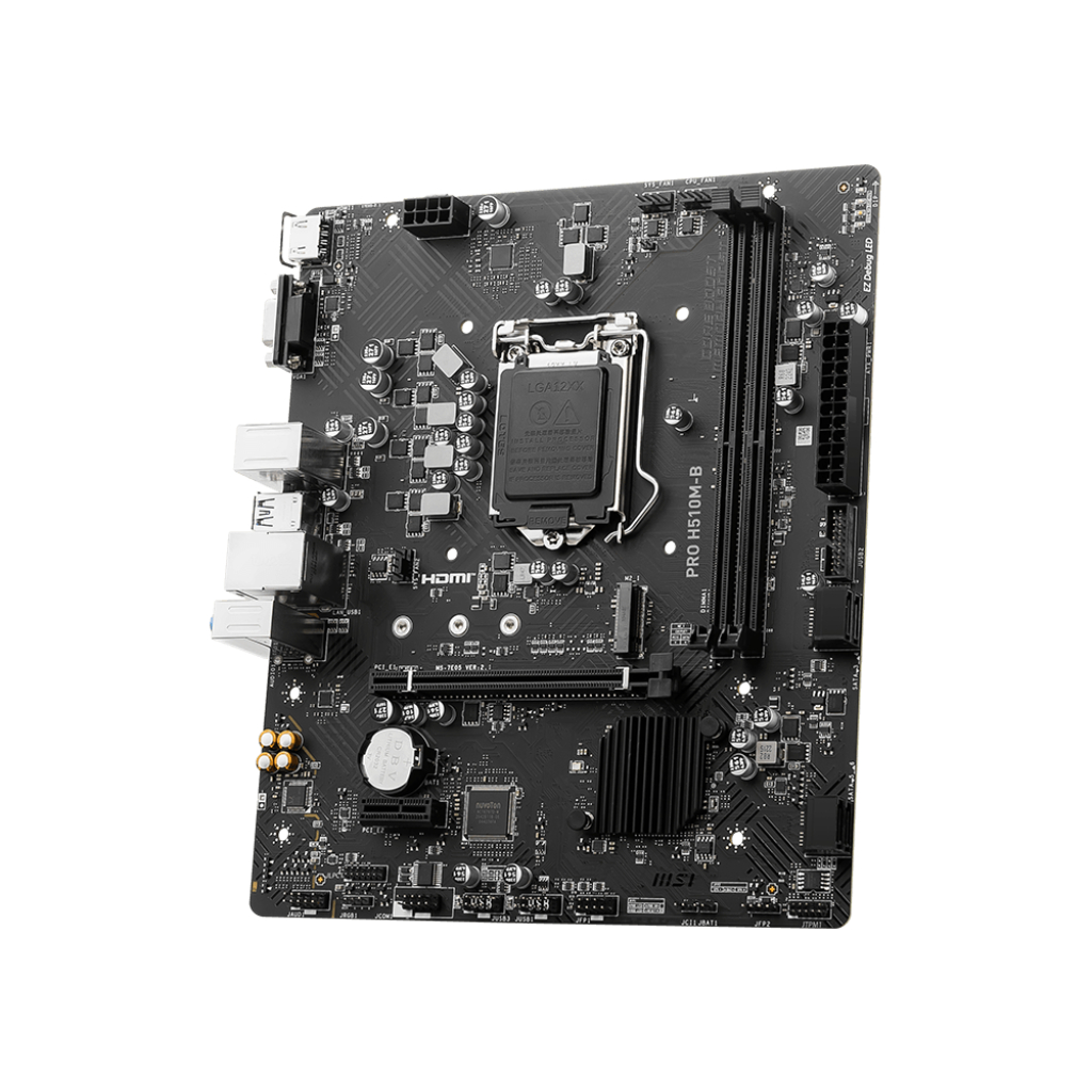 MAINBOARD (เมนบอร์ด) LGA 1200 MSI PRO H510M-B ประกัน 3 ปี