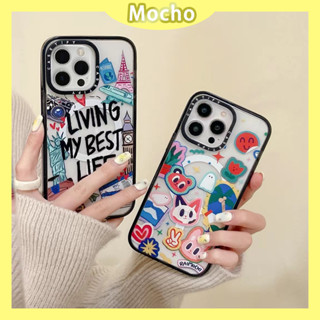 💕พร้อมส่ง💕iPhone 14 13 12 11 Pro Max เคส for เคสไอโฟน11 เรียบง่าย บางเบาพกพาง่าย การ์ตูน แฟชั่น ความรู้สึกระดับสูง Case