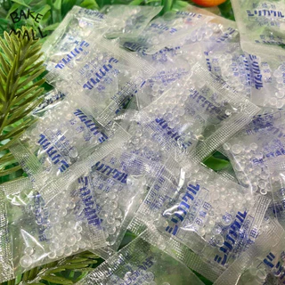 (100 กรัม) ซองกันชื้น ขนาด 1 กรัม เม็ดกันชื้น Silica Gel มี 2 แบบ เม็ดเจลกับเม็ดทราย กักเก็บและดูดความชื้นได้เป็นอย่างดี