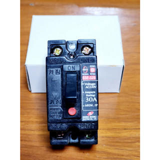 เบรกเกอร์ 30A ผลิตจากโรงงานประเทศเกาหลี,earth Leakage circuit breaker 30A, made in Korea