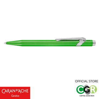 ปากกาลูกลื่น CARAN DACHE 849 Fluo Line Green Ballpoint Pen # 849.230