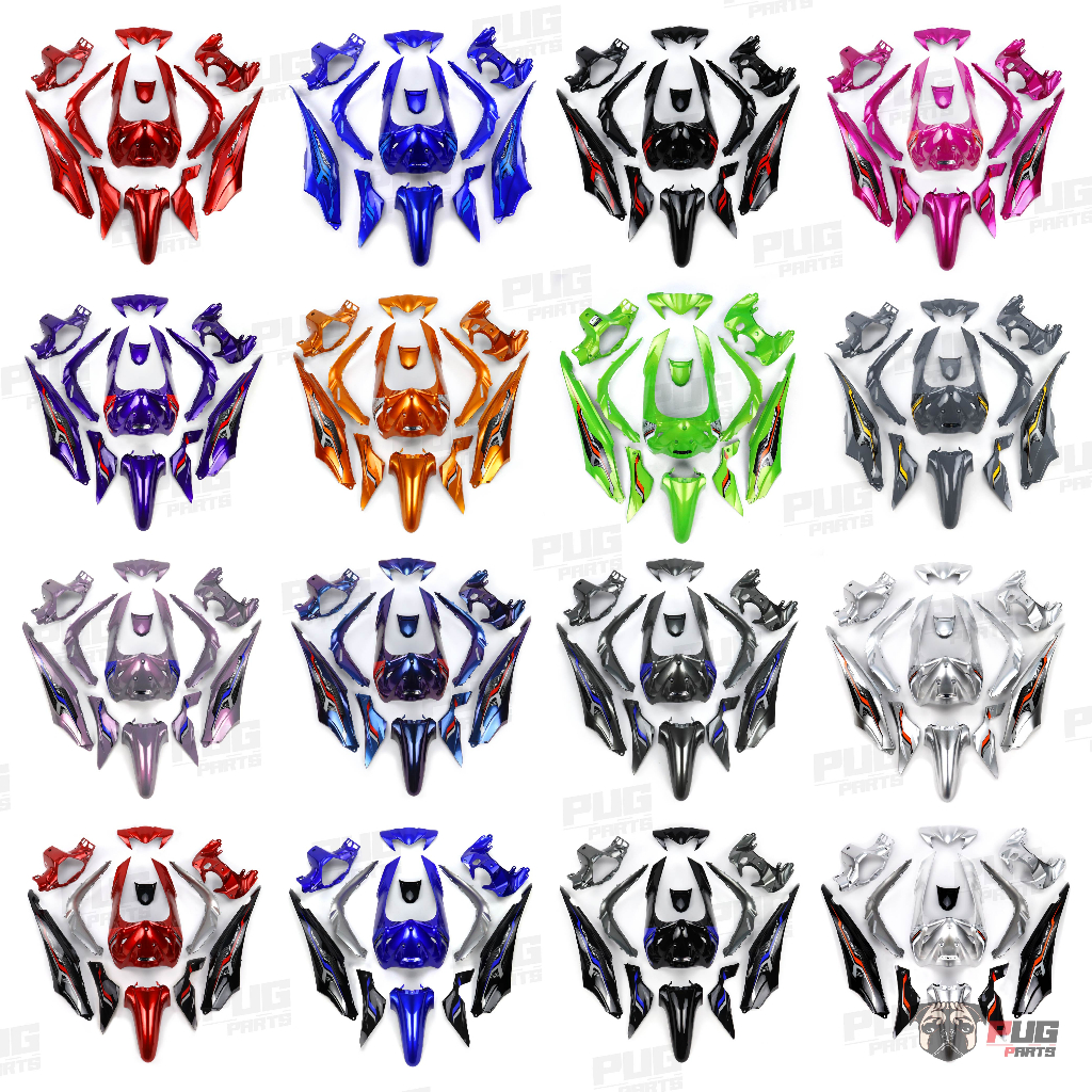 PUGParts ชุดสีWave110i LED ปี2019-2025 (ชุด12ชิ้น)ชุดสีเวฟ110i led เฟรมสีเวฟ110i led ชุดสีเวฟ110i led ชุดสีเวฟ110i