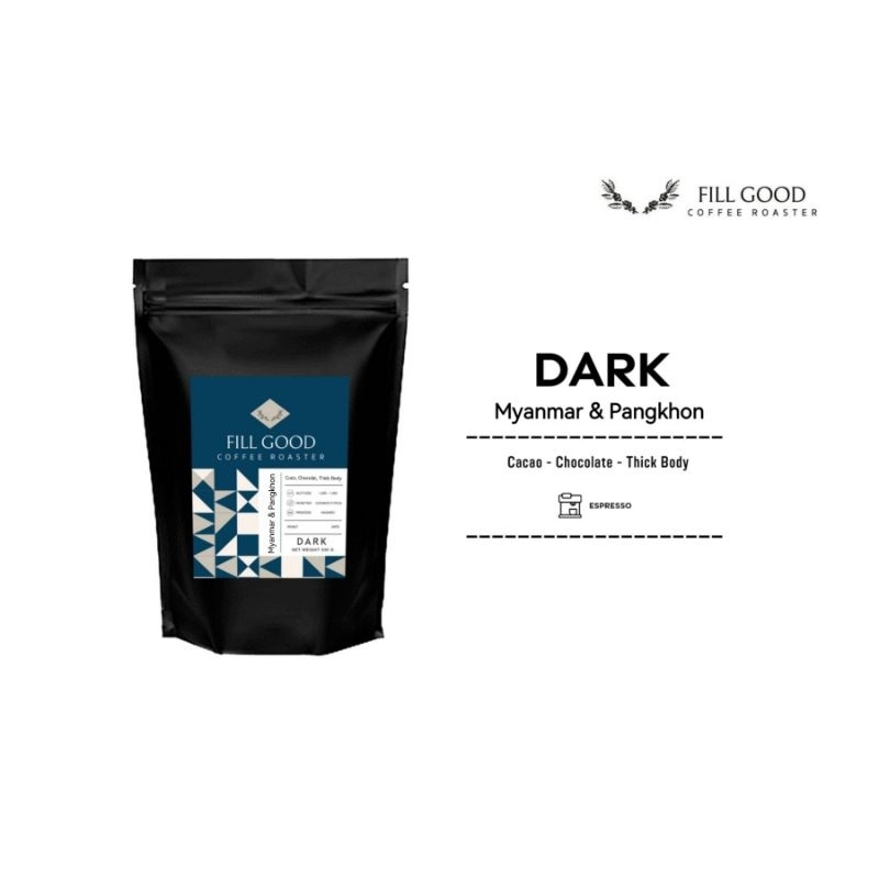เมล็ดกาแฟ DARK ( Myanmar & Pangkhon)