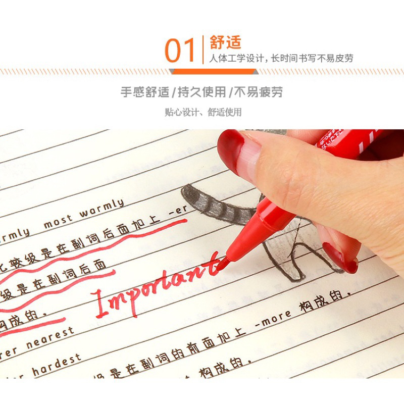 ปากกา Permanent ปากกาเคมีลบไม่ได้และลบได้ ปากกามาร์กเกอร์ marker pen - รูปที่ 6