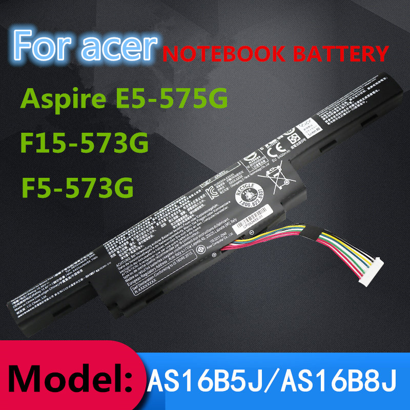 For Battery Notebook Acer Aspire F15 F5-573G Series AS16B5J AS16B8J แบตเตอรี่ เอเซอร์