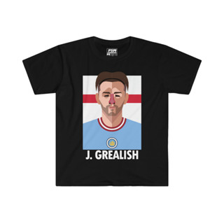 PSM เสื้อยืดลายนักฟุตบอล Jack Grealish