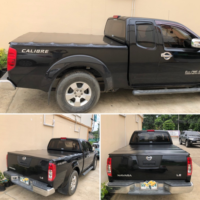 ผ้าใบปิดท้ายกระบะ Navara เก่า แคป 5 คาน