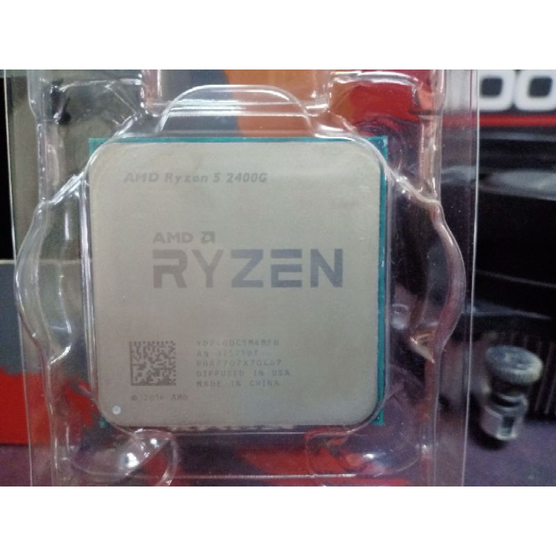 🎉CPU AMD AM4 Ryzen 5 2400G 6C/12T 3.6GHz (Boost 4.0GHz) แรงไม่ง้อการ์ดจอ "พัดลมครบกล่อง" ประกัน15วันสินค้าพร้อมส่ง