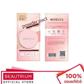 MERREZCA Dewy Skin Powder Pact แป้งสำหรับใบหน้า 5g