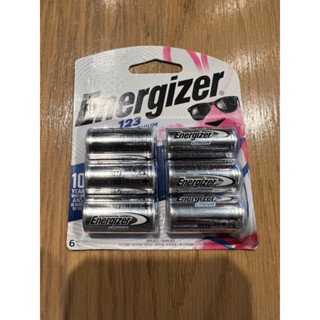 Energizer Lithium 123 (CR123), Pack of 6 Batteries, Best Before 2031 - 2032 (New)