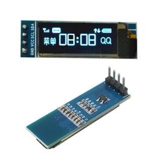 OLED 0.91 Inch 128x32 I2C BLUE Module SSD1306